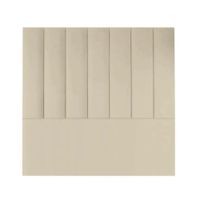 Cabecera acanalada Dos Plazas Color Beige - Tela