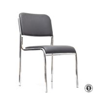 Silla Fija Loft Negro Althea Confort