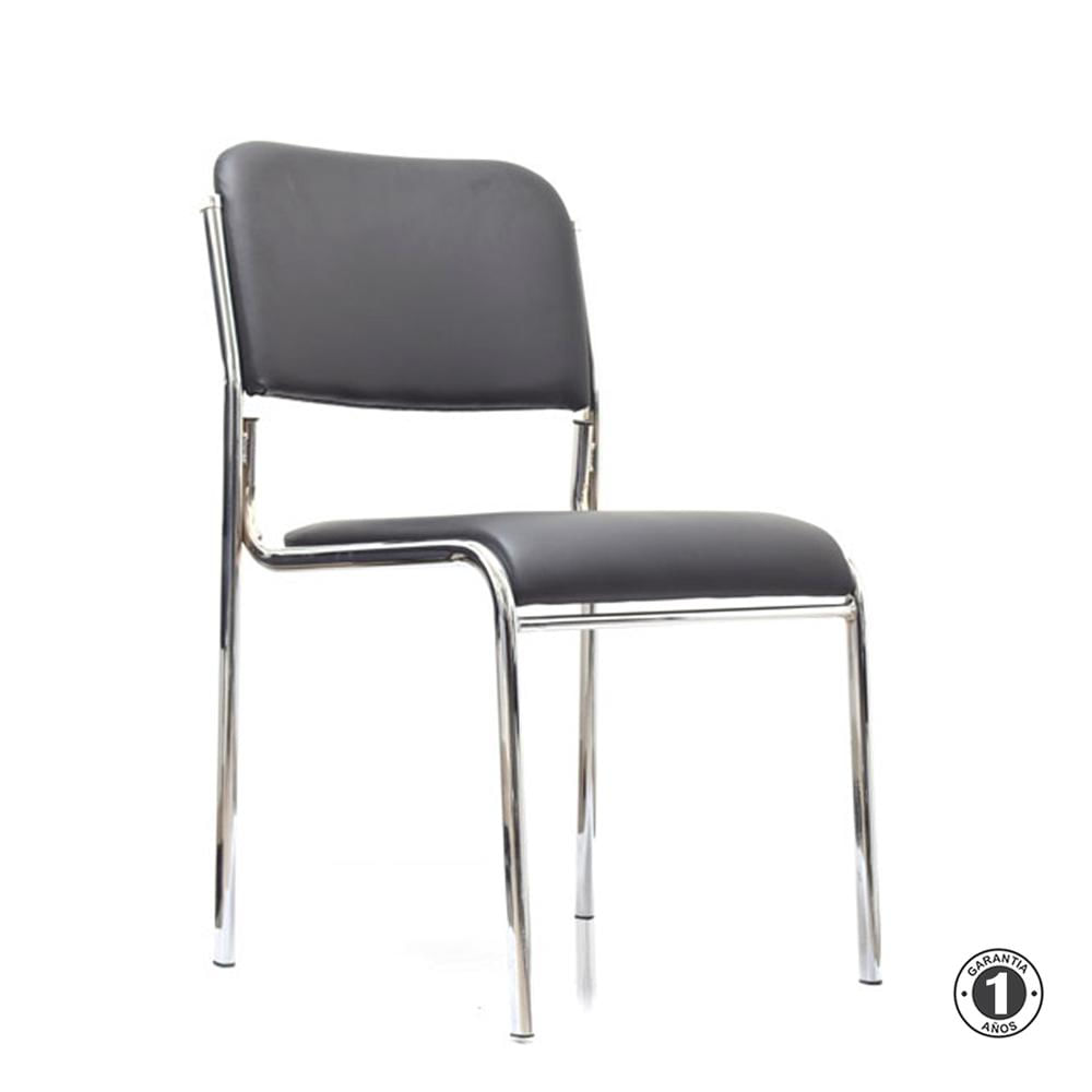 Silla Fija Loft Negro Althea Confort