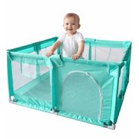 Corral Plegable Playpen 120x120 para Bebés -CIRCO- Verde Menta CIRCO-002
