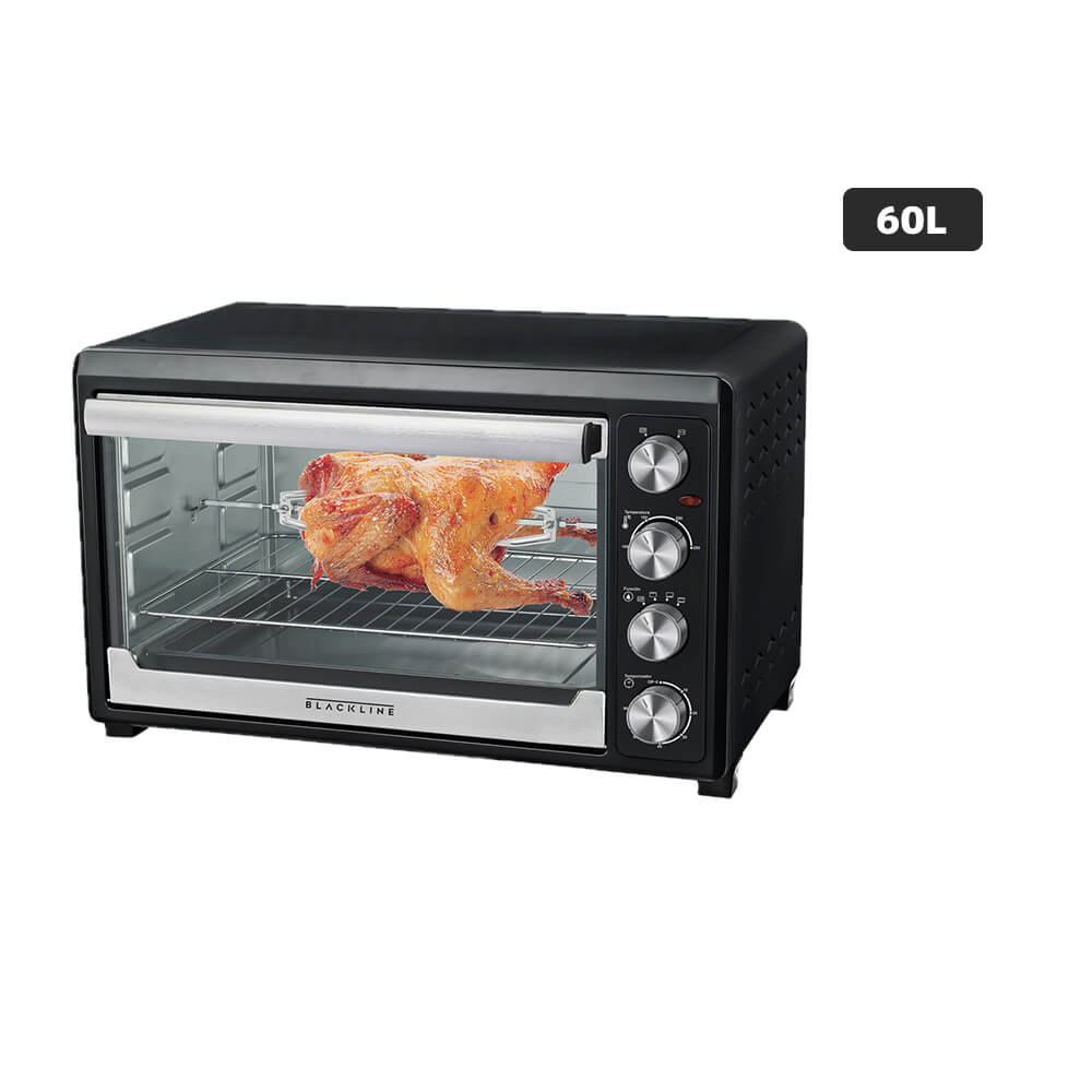 Horno Eléctrico BLACKLINE 60L GR60AR Negro Horno Eléctrico BLACKLINE 60L GR60AR Negro