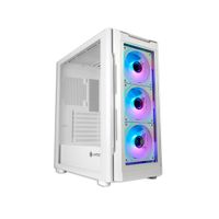 Caja Mid Tower ANTRYX RX 560 ARGB Blanca con Iluminación RGB y Gran Ventilación
