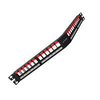 Tablero de conexiones Furukawa 1U 19"" negro con 24 puertos - Solución eficiente para red