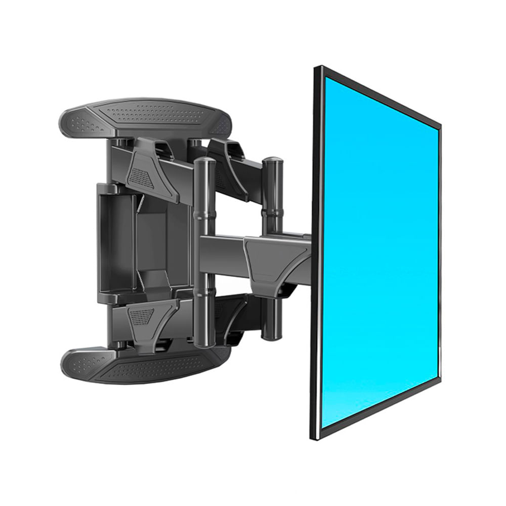 Rack Teros TE-7112 para televisor retráctil de 32"" a 75"", soporte ajustable y elegante diseño