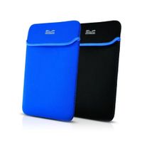 Funda para notebook Klip Xtreme de neopreno reversible para 15.6"" - negra y azul, protección stylis