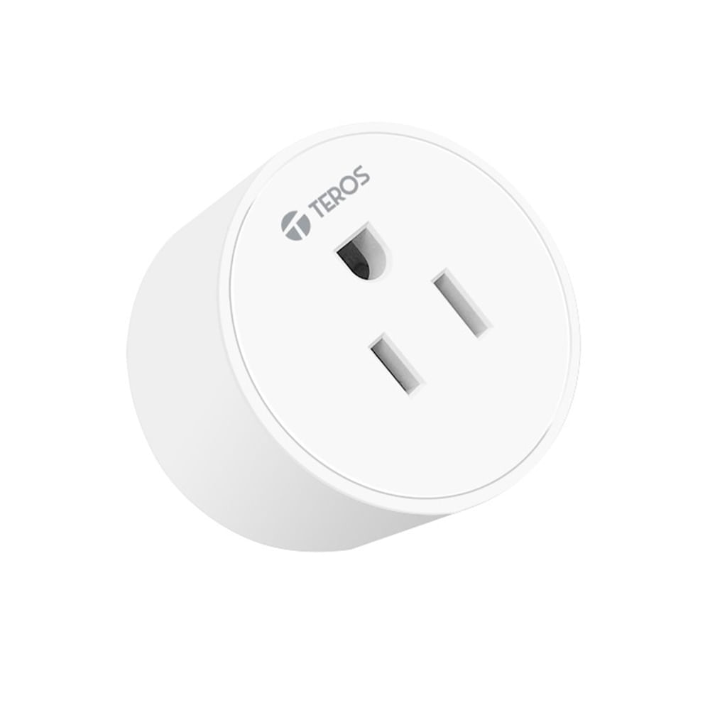 Enchufe inteligente TEROS TE-9101W, Wi-Fi, 1 toma, color blanco, control desde tu móvil