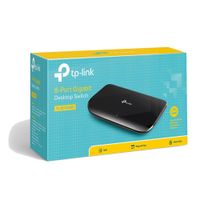 Conmutador de sobremesa TP-Link TL-SG1008D, 8 puertos Gigabit 10/100/1000, rendimiento ultra rápido