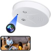 Cámara Espía Detector de Humo Wifi WC003 con Sensor de Movimiento