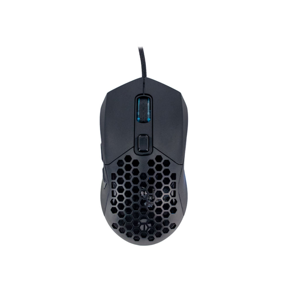 Mouse gamer TEROS TE-1232G DPI hasta 7200  RGB  7 botones óptico negro