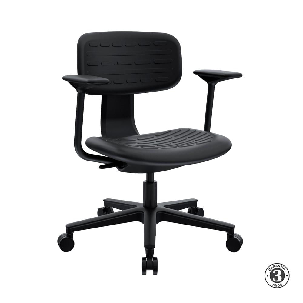 Silla De Laboratorio Kan Cb Multiuso Negro Althea Confort