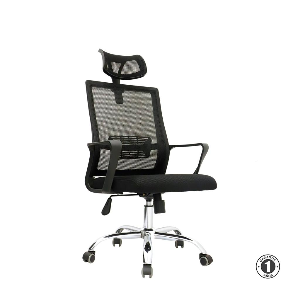 Silla Ergonómica Look Presidente Negro Althea Confort