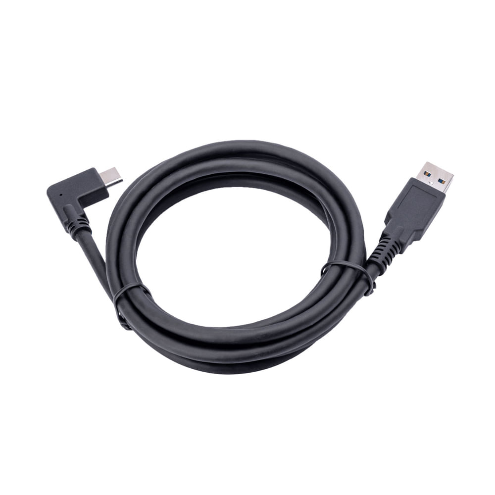 Jabra USB 2.0 Cable de 1.80m para PC - Conexión rápida y segura, color negro