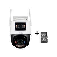 Cámara Seguridad WiFi Imou Cruiser Dual 10MP Micro SD 64GB 360 Exterior