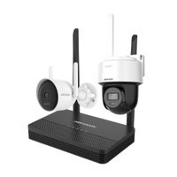 Cámara Easy Link Wifi Kit 4mp Bullet + 4mp Pt Dome Nvs Hikvision