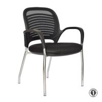 Silla Fija Fenix Negro Althea Confort