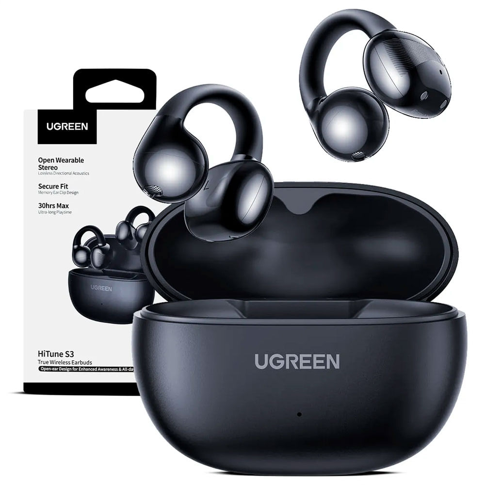 Audífonos Ugreen Hitune S3 Ws209 Open Ear Bluetooth 30h Clip