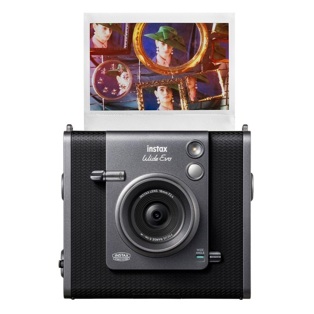 Cámara INSTAX FUJIFILM WIDE EVO Hybrid Black
