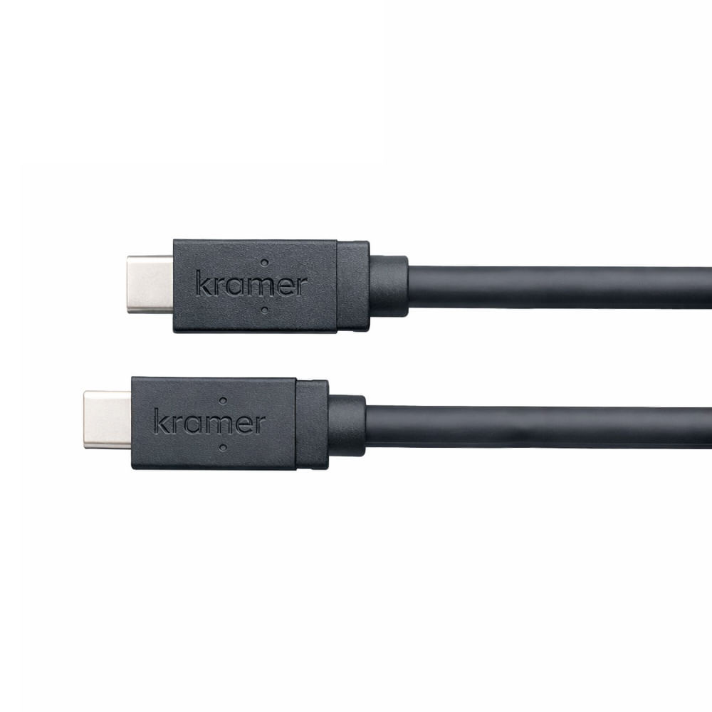 Cable USB-C a USB-C 3.2 Kramer de 3.05 m - Conectividad rápida y fiable para tus dispositivos