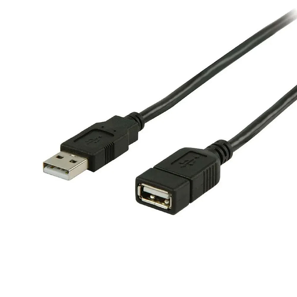 Cable USB 2.0 de 1.8m Delcom con filtro - Extensión rápida y segura para tus dispositivos