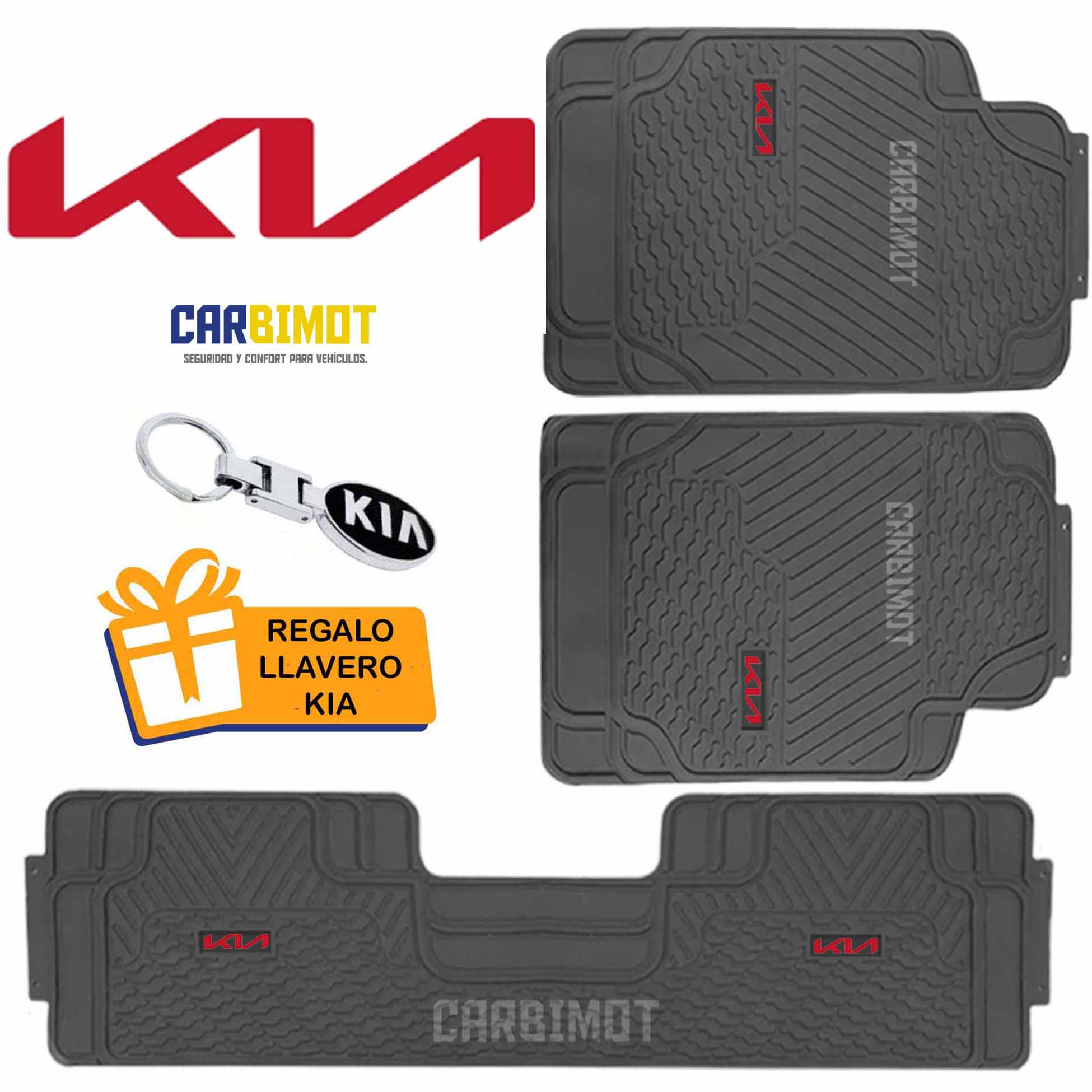 PISO PROTECTOR ALFOMBRA TAPIZ PARA VEHICULOS KIA
