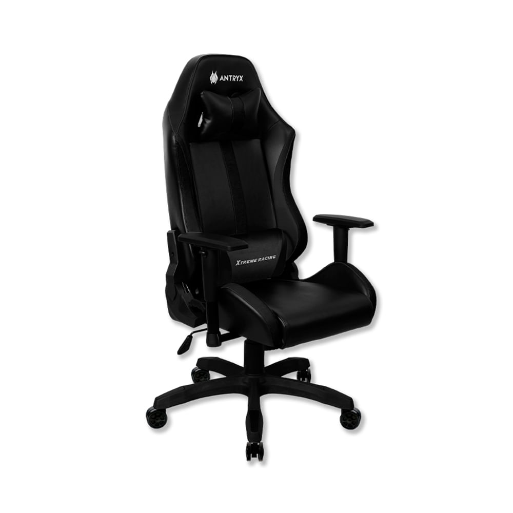 Silla gaming Antryx Nova en color negro, ergonómica y ajustable para máximo confort en juegos