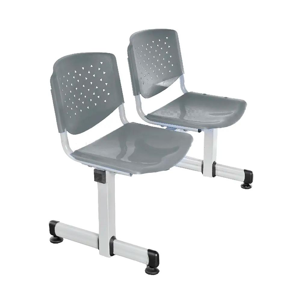 Tandem De Espera Prisma Ve Gris 2 Asientos Eg Althea Confort