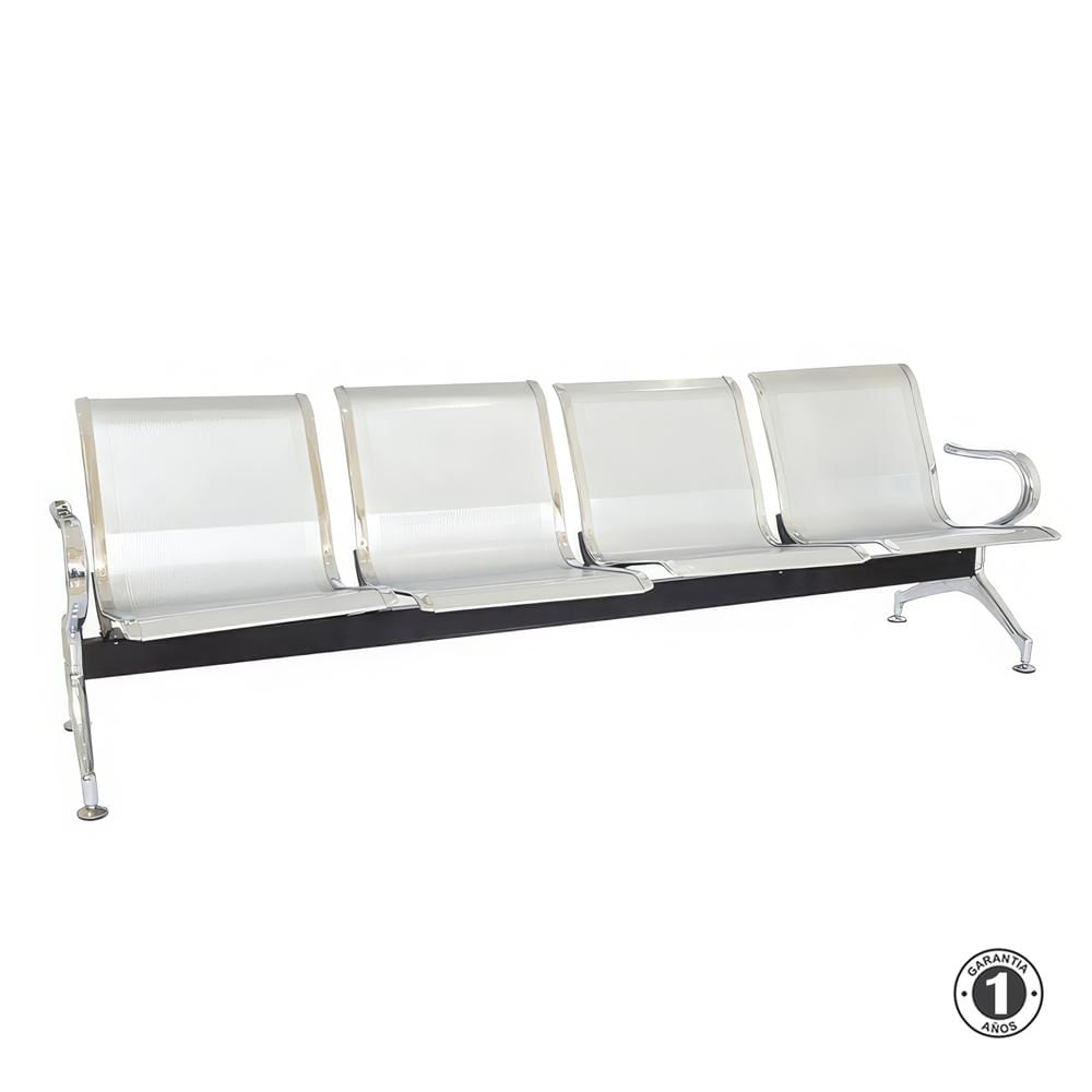 Tandem Aeropuerto Sin Tapiz 4 Asientos Althea Confort