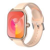 SMARTWATCH GT4 RELOJ INTELIGENTE SERIE ULTRA CUADRADO PANTALLA 2.1 PULGADAS UNISEX COLOR DORADO