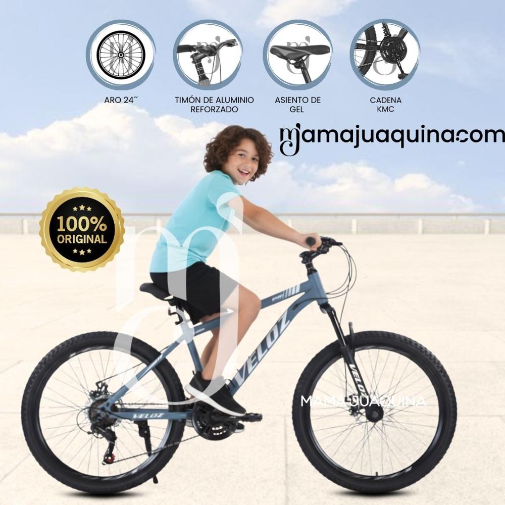 Bicicleta Montañera Aro 24 ROMA MTB Edición Limitada Light Blue