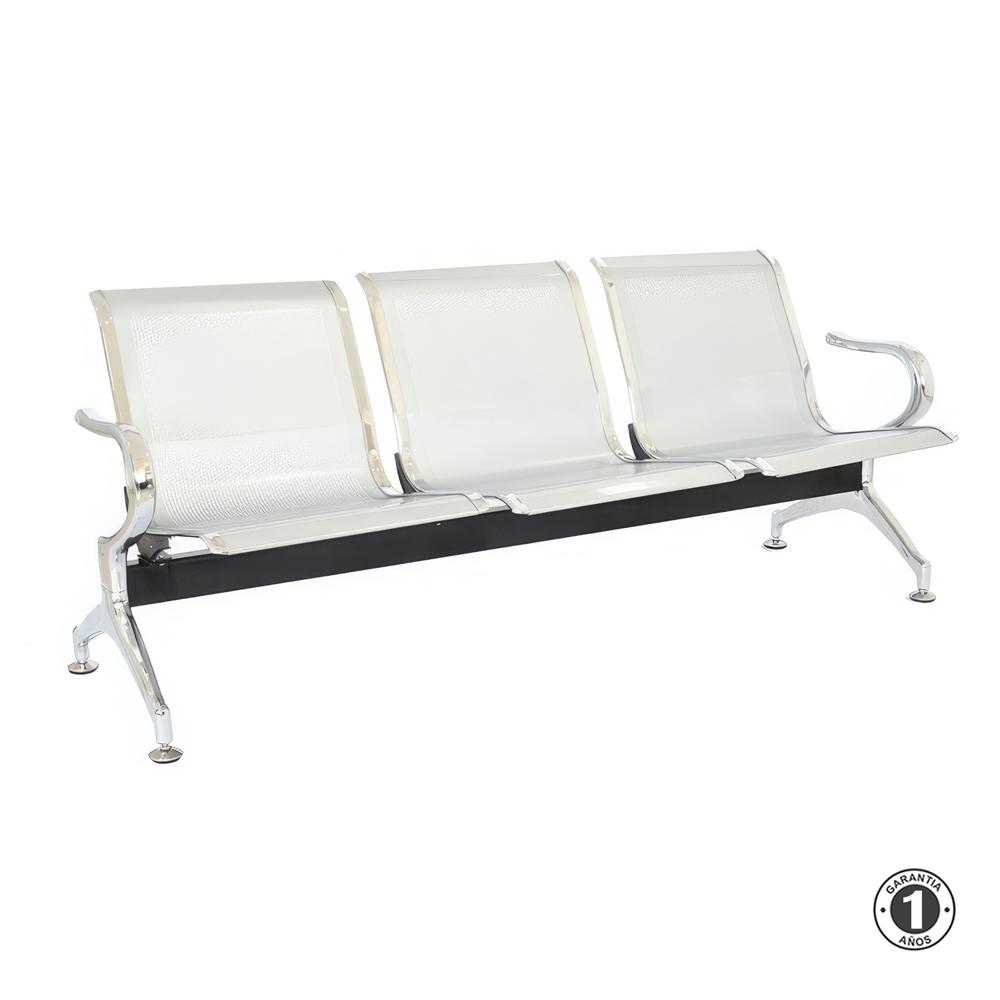 Tandem Aeropuerto Sin Tapiz 3 Asientos Althea Confort