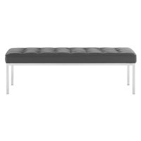 Banqueta BLACKPAX Casa Concepto Rectangular de Acero y Tapizado