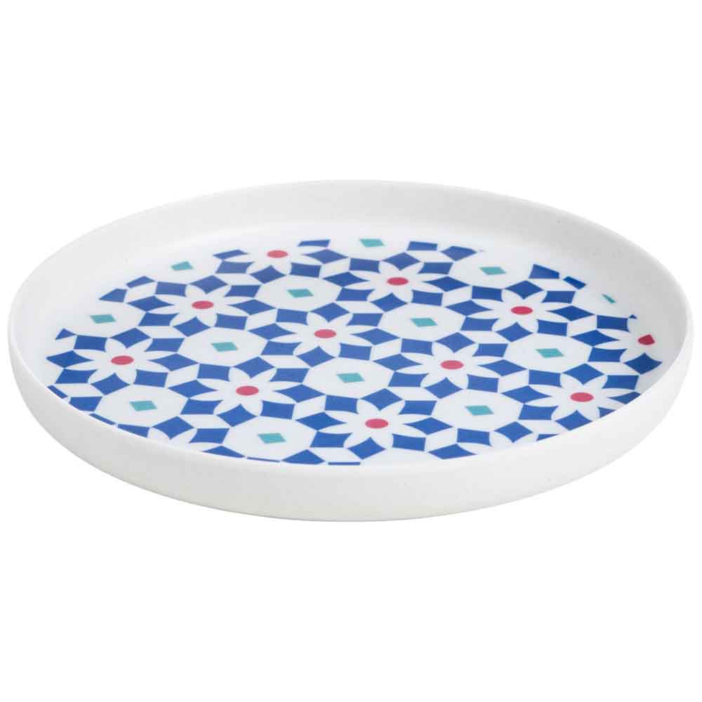 Plato De Entrada DECO HOME 20cm Con Borde Marruecos