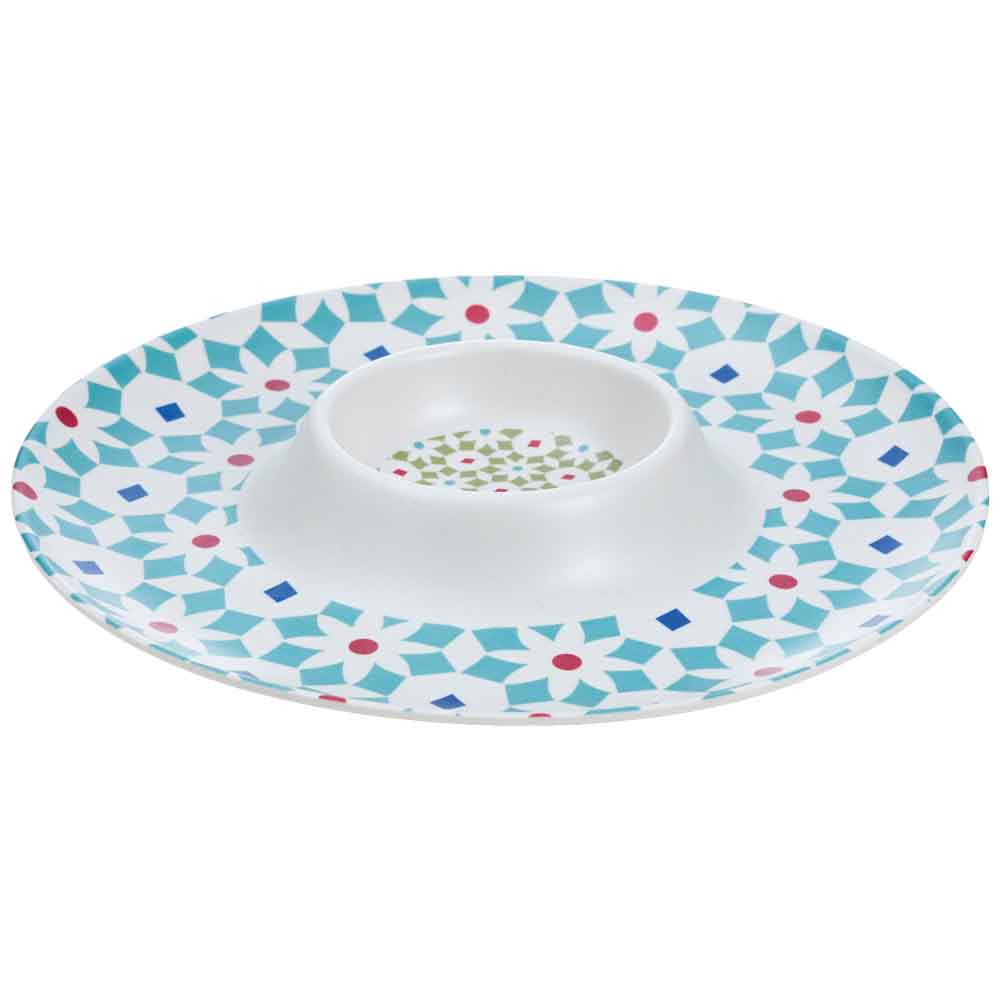 Plato Chip Dip DECO HOME 33cm Marruecos