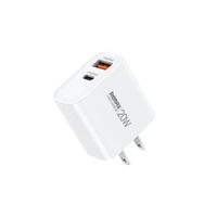 Cargador Rápido Remax RP-U120 20W Blanco USB-A + USB-C