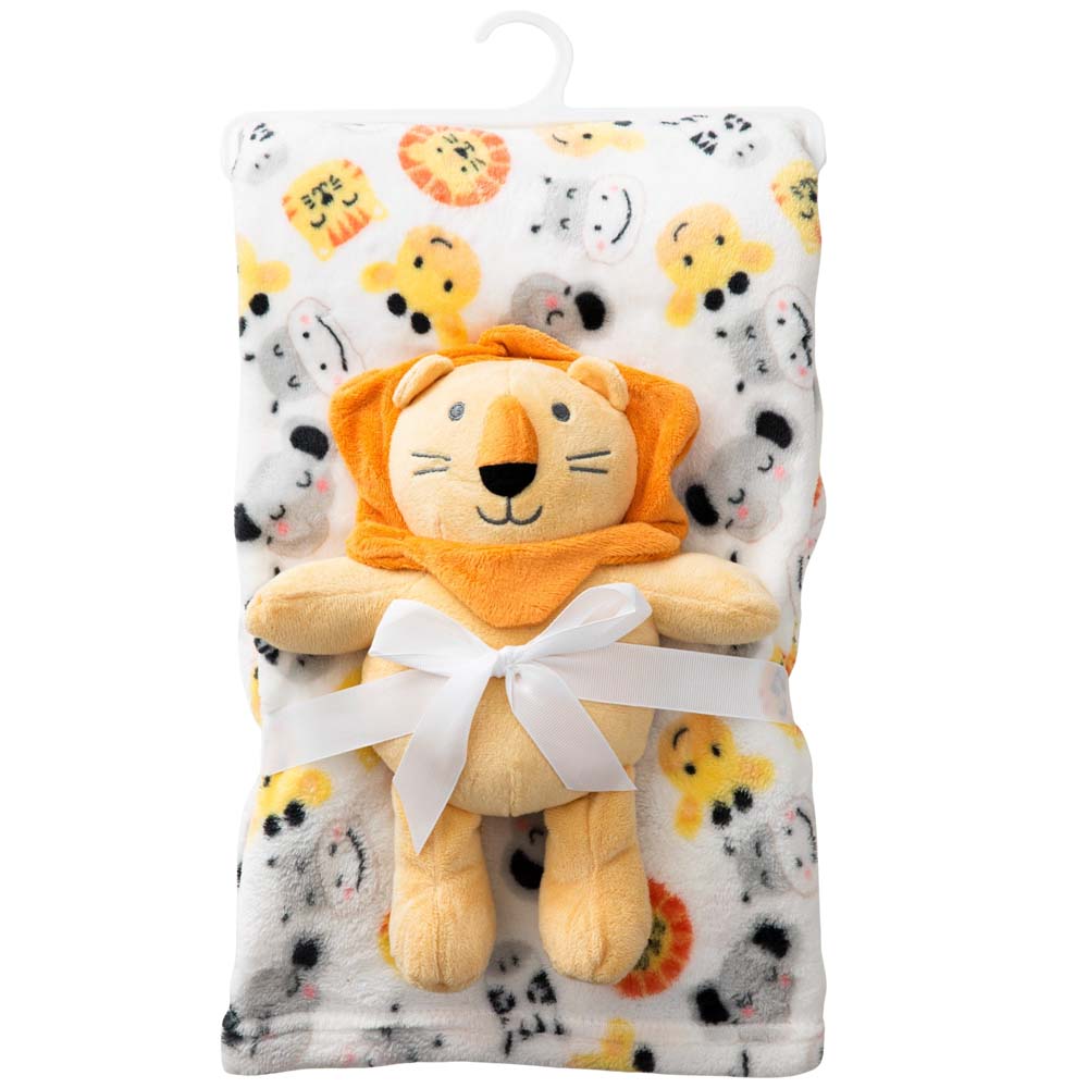 Set Manta Polar + Cojín Boy DECO HOME