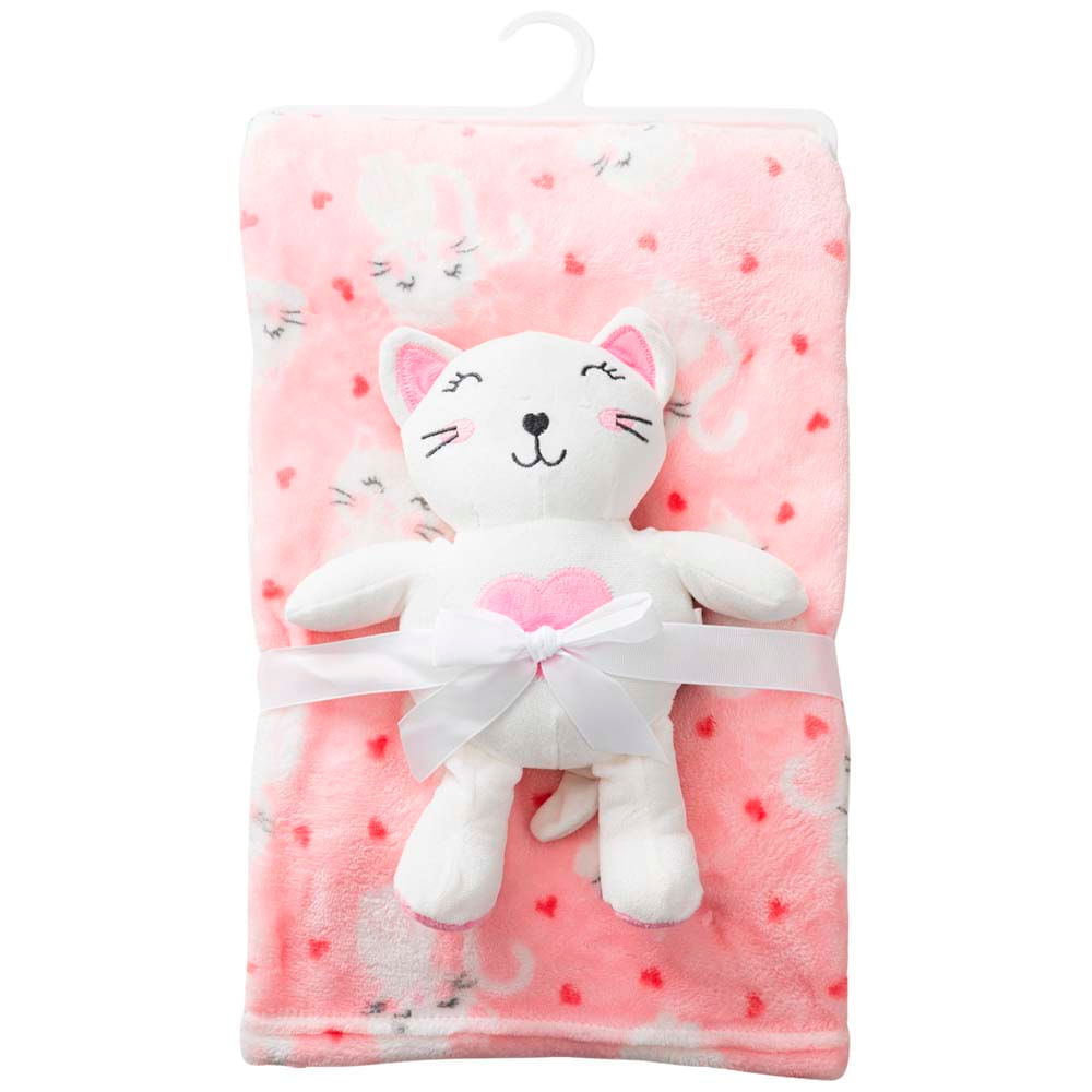 Set Manta Polar + Cojín Girl DECO HOME