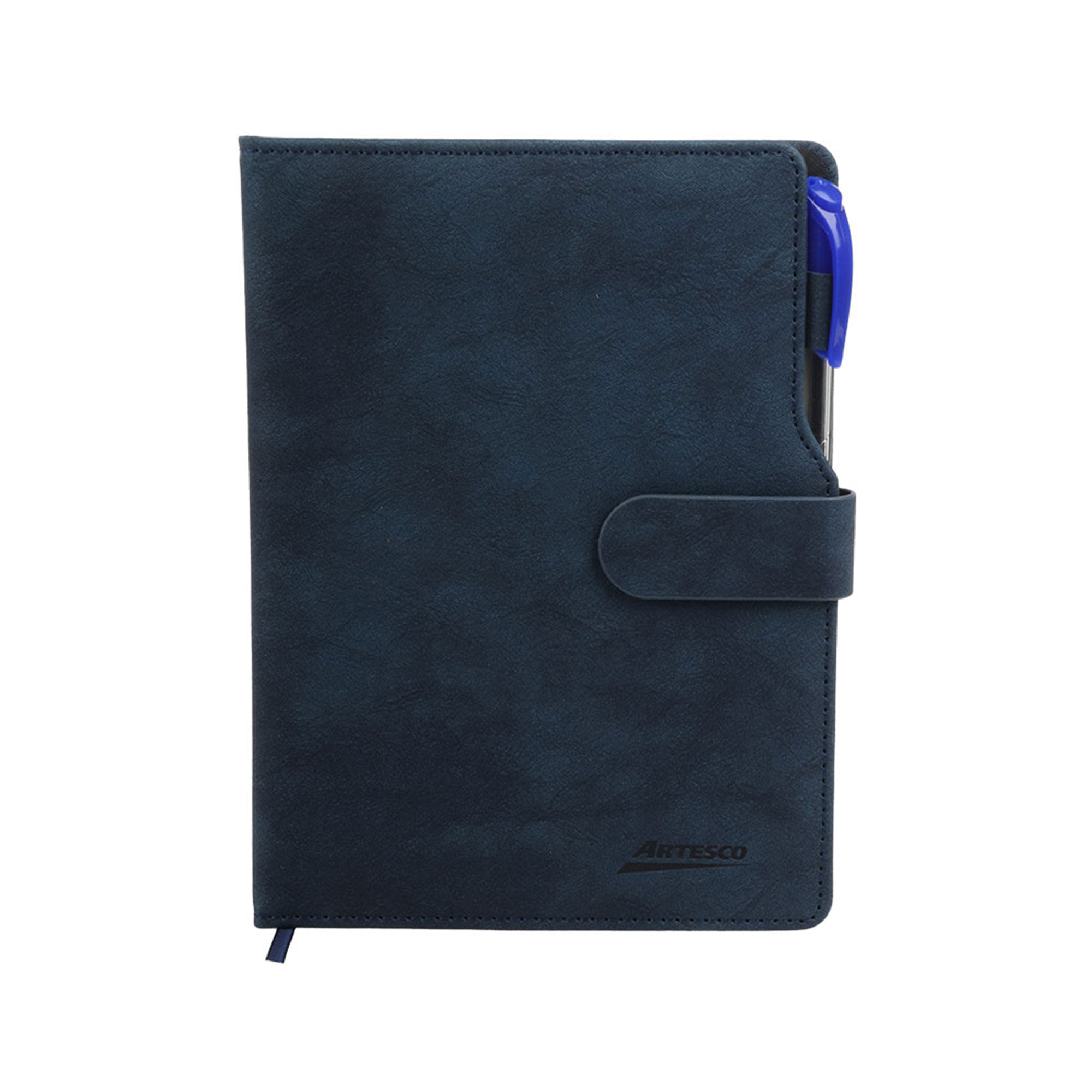 Pack ARTESCO Libreta Magnética Azul + Lápiz Trimax Azul