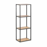 Estante Industrial Share Marron y Negro | Masiva Home