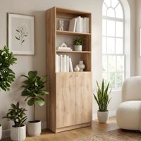 Estante Librero Amaya 5 Niveles Marron | Masiva Home
