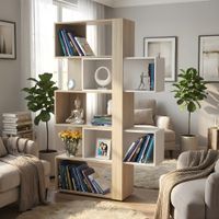 Estante Ajustable Harmony Beige y Blanco| Masiva Home