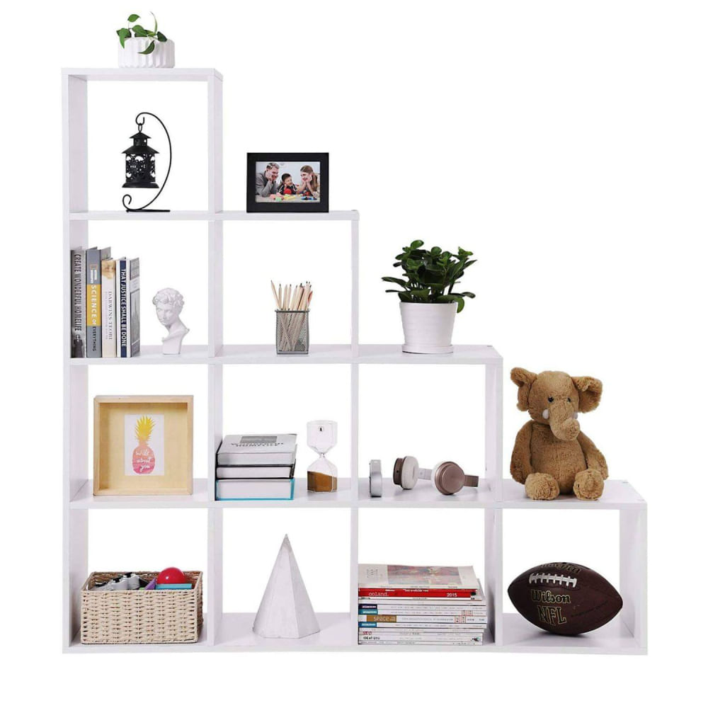 Estante Librero Lera 4 Niveles Blanco | Masiva Home