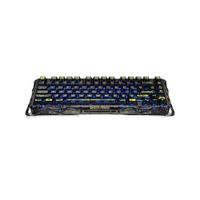 Teclado Gamer Inalámbrico Gravastar Mercury K1 Lite Inglés RGB Transparente Black