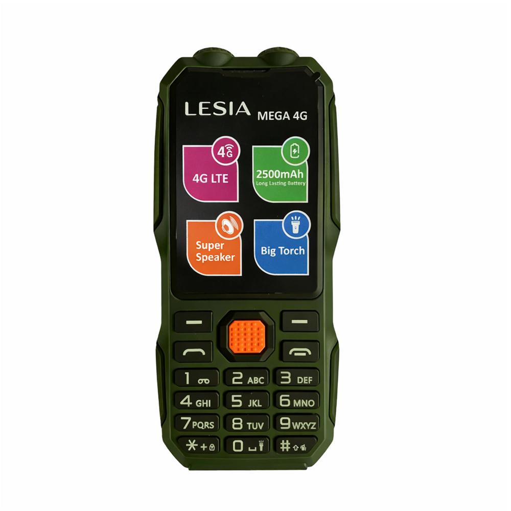 Smartphone Lesia Mega 4G Verde Conectividad Rápida y Fluida