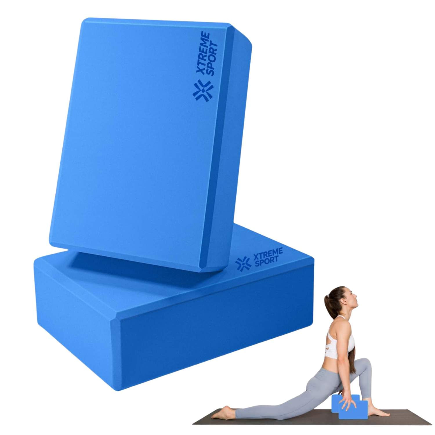 Bloque de Yoga y Pilates de Apoyo 2 piezas