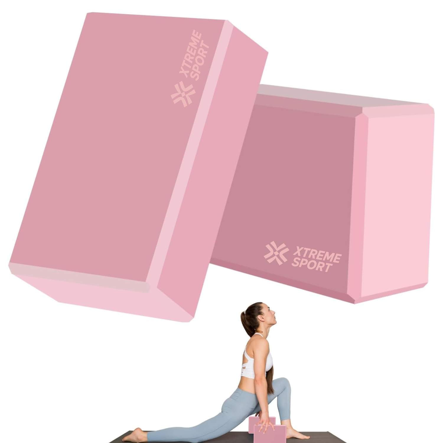 BLOQUES DE YOGA Y PILATES DE APOYO 2 PIEZAS