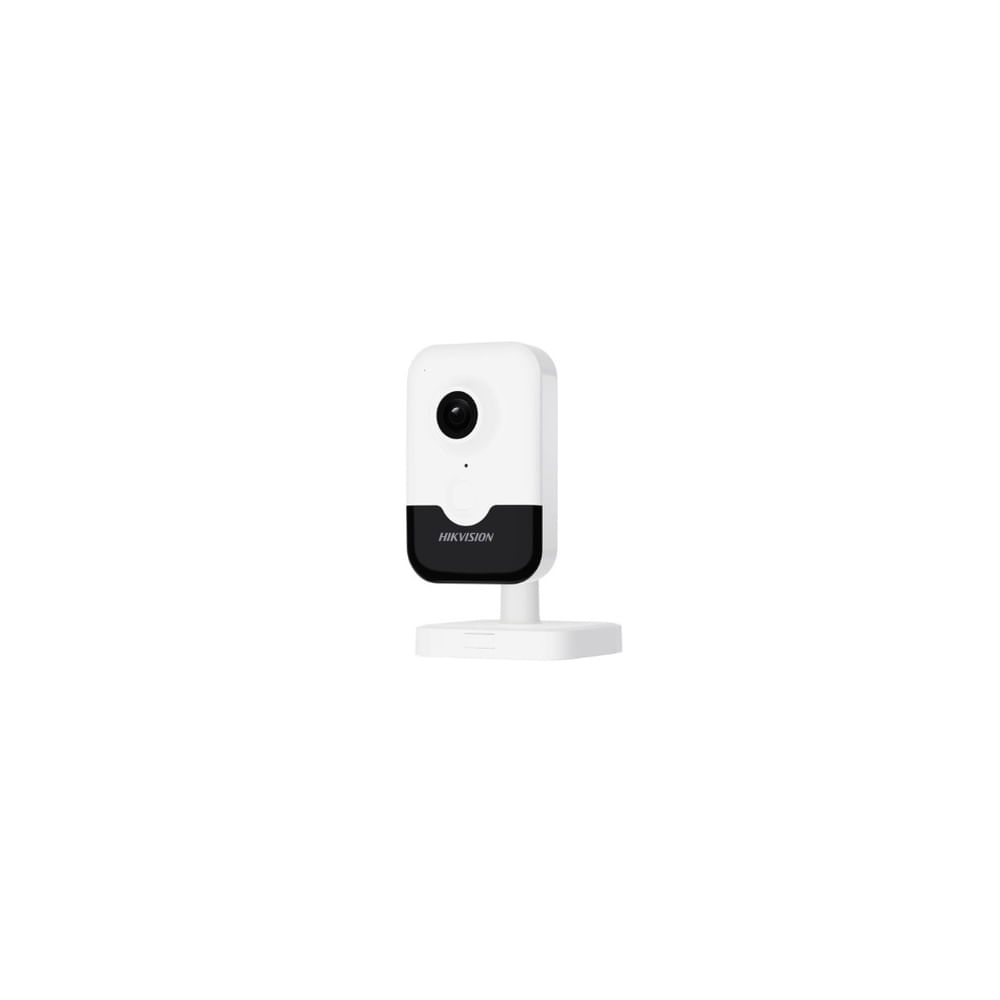 Cámara HIKVISION Cubo IP 4MP HD WiFi con PoE, Ideal para Seguridad Interior y Exterior