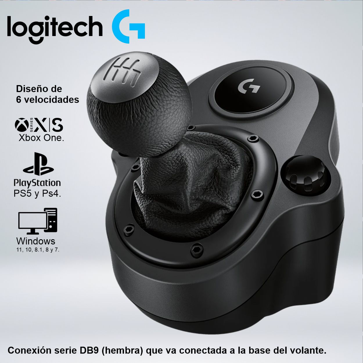 PALANCA DE CAMBIOS LOGITECH DRIVING FORCE SHIFTER XBOX-PSP-PC