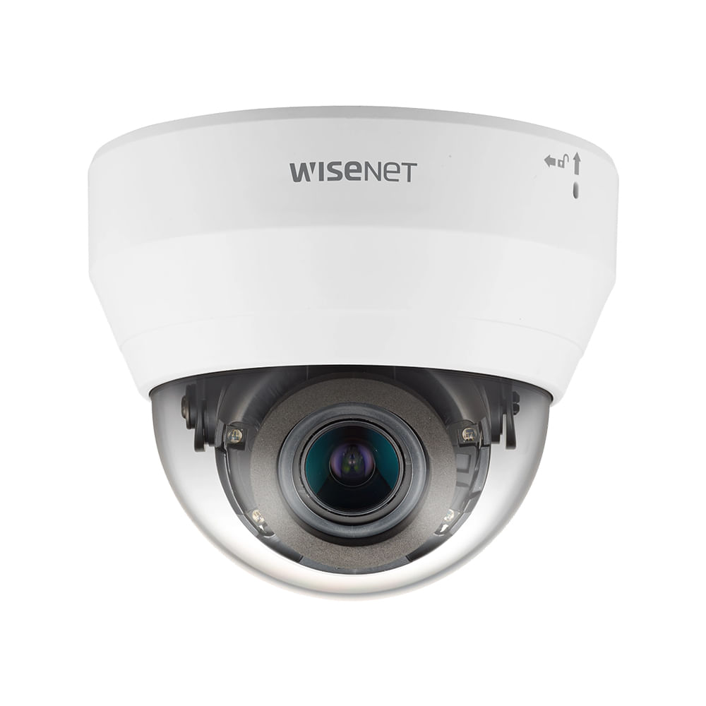Cámara Domo Wisenet QND-6082R 2MP Varifocal PoE para Videovigilancia Interior IP - Alta Definición