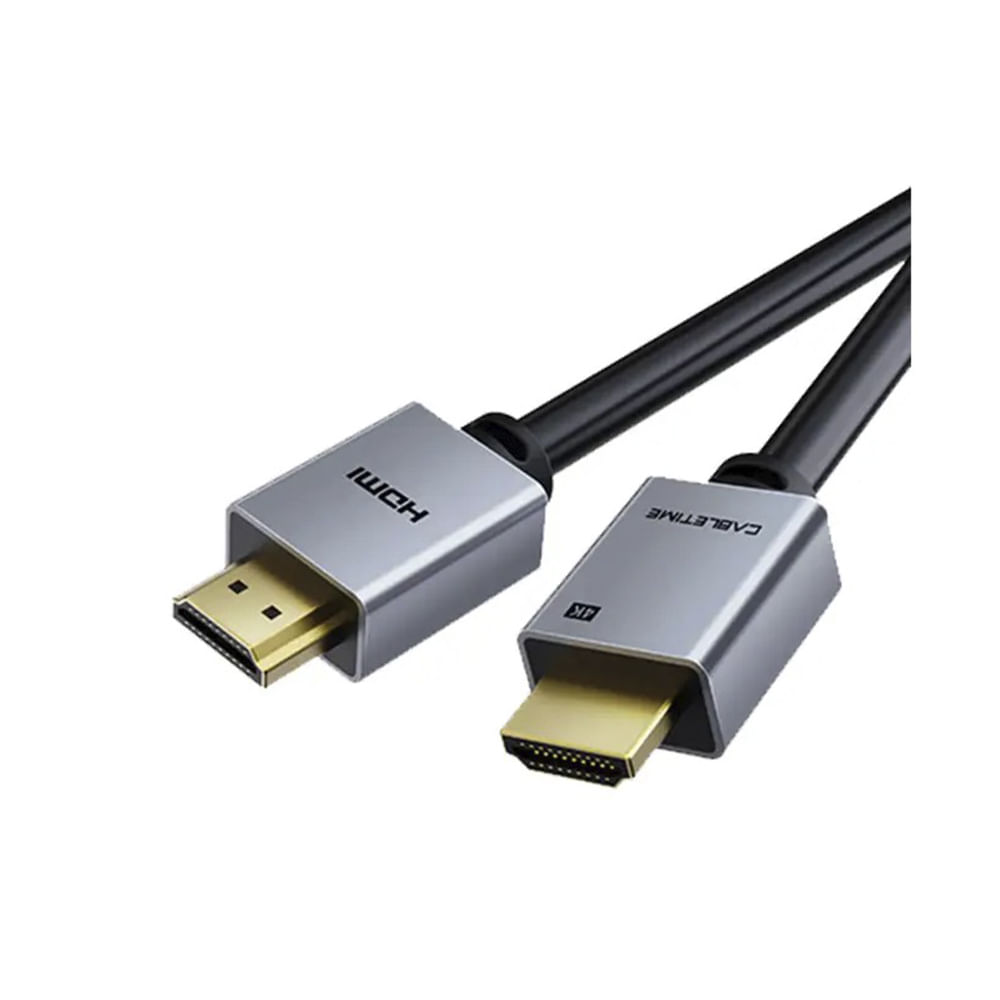 Cable HDMI 1mt CABLETIME CH22H 4K 60Hz - Conexión Ultra Rápida para Alta Definición