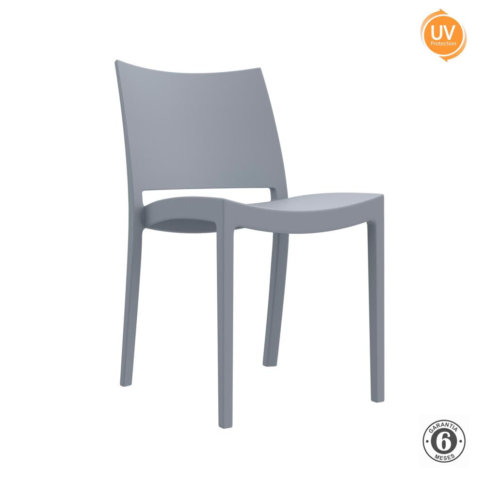 Silla De Comedor Diseño Kiro Ed Gris Althea Confort